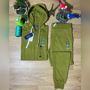 Polo Bear Ralph Lauren Mens Sweatsuit Set